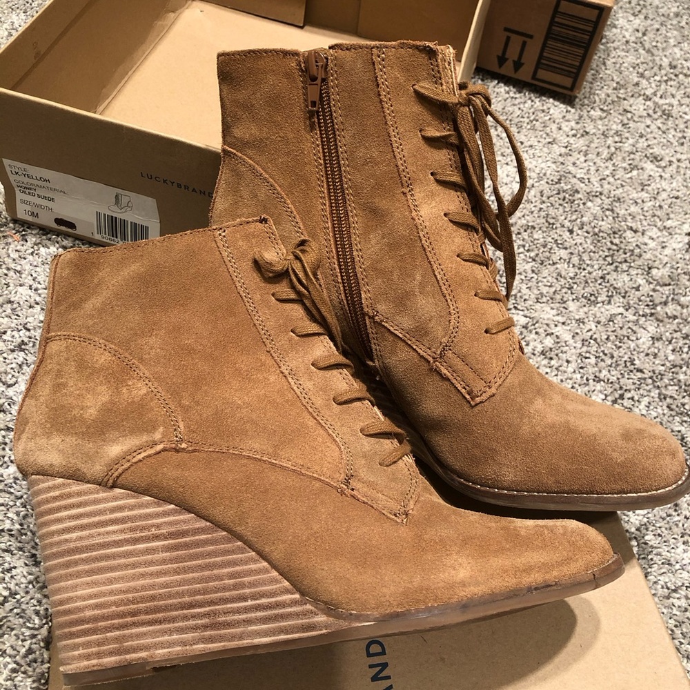 Lucky Brand Suede Boots